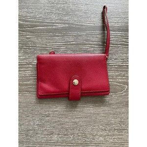 Red coach wristlet